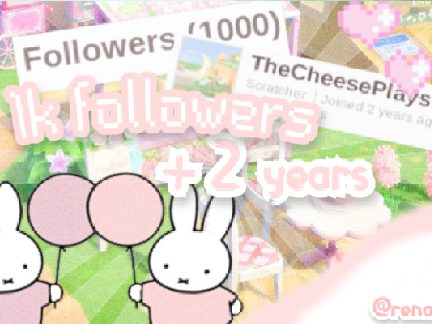 1k followers + 2 years :)