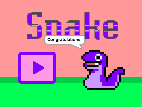 Purple pixle snake