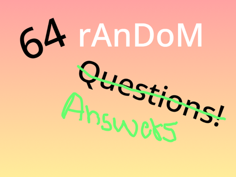 64 random answers