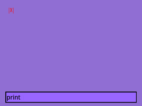 primitive text system