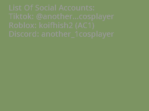 Social Accounts (UPDATED)