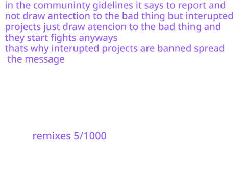 NEWS: interrupted projects are banned (5)