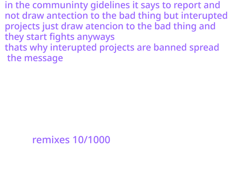 NEWS: interrupted projects are banned (11)