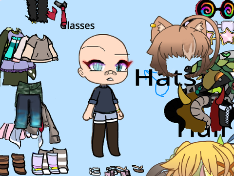 Gacha life dressup! it’s boys and girls remix