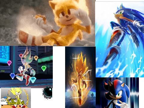 Sonic and super Sonic pics and gifs
