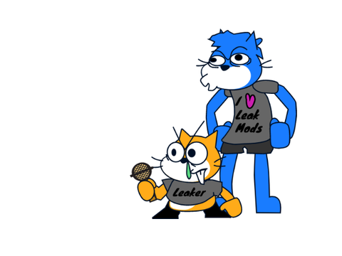 scratch cat leakers (i still am working on the poses)