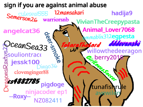 sign if you are against animal abuse remix 50+ remix remix remix