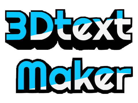 Easy for everyone! 3Dtext maker