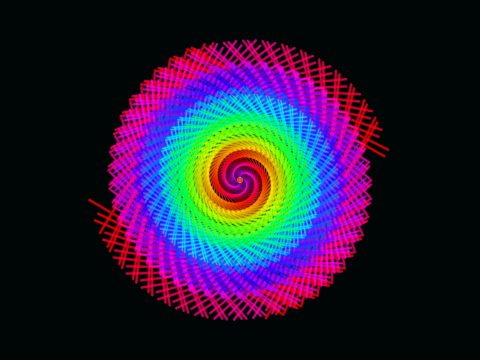 spiral rainbow