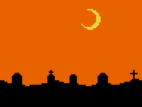 [Pixel Art] Halloween Scene