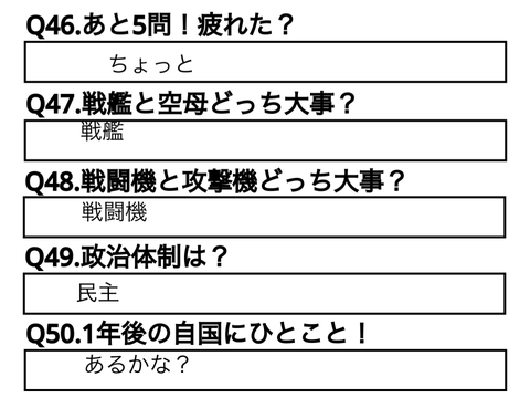 貴国に50の質問♪by仮想国家ver remix