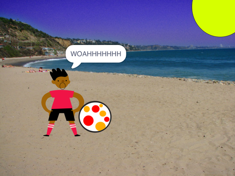 Living beachball