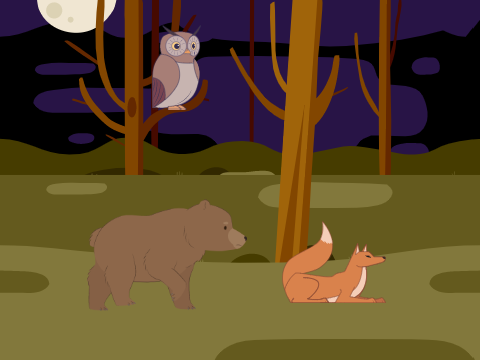  Who's older Bear or the fox