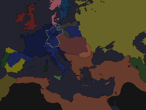 Napoleonic Europe Map (1812)