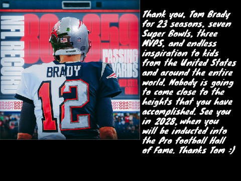 Thank you, Tom Brady (For Good This Time)