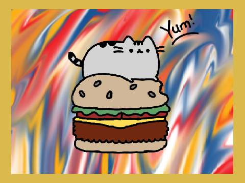 Pusheen Coloring Contest Entry!!!!!!!!!