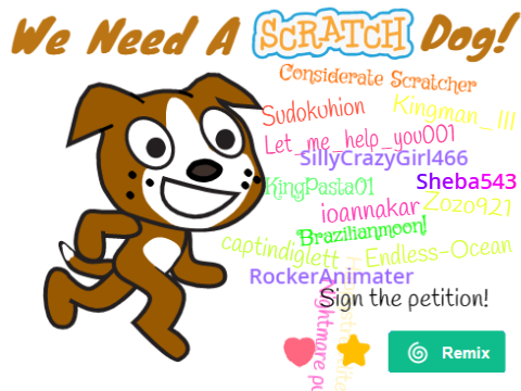 Petition to add a Scratch Dog! remix remix remix remix remix remix remix remix