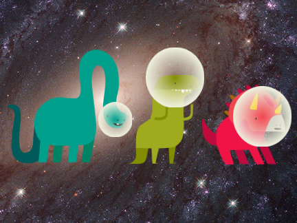 weird space party :\