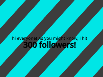 [open] 300+ followers giveaway remix