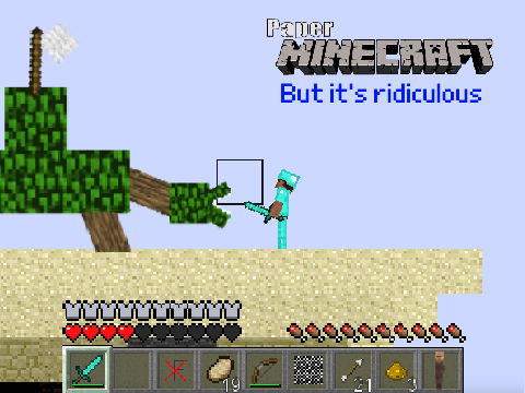 Paper Minecraft, but it's ridiculous 200th remix