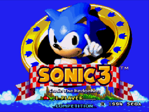 Sonic 3 title screen remix