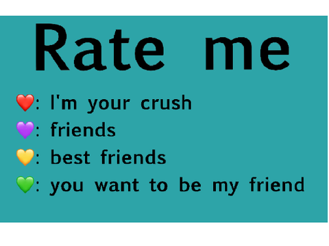 Rate me remix
