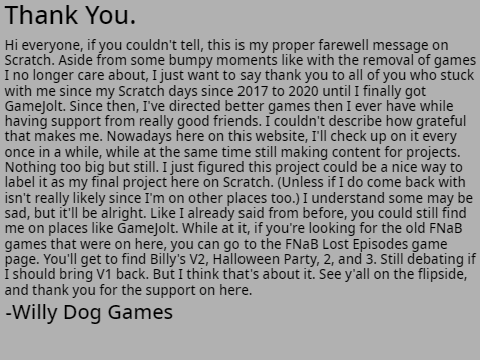 Thank You (Retirement post)