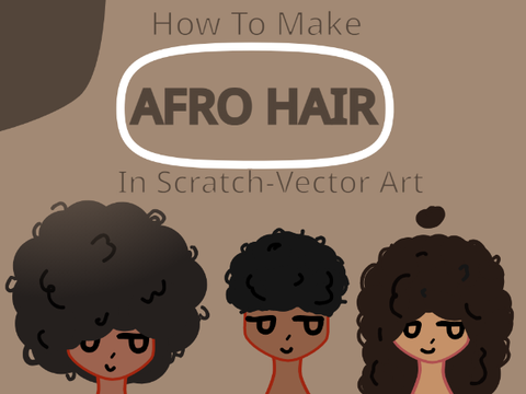 How to Draw Afro Hair In Vector Tutorial|| Black History Month Special||Tutorial for the Month ep.1