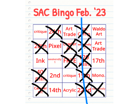Seven's Bingo Card