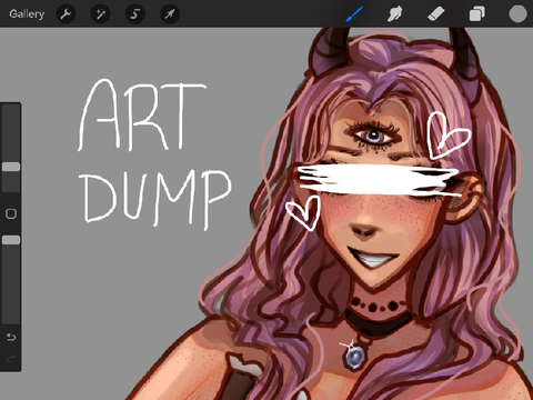 Mini art dump