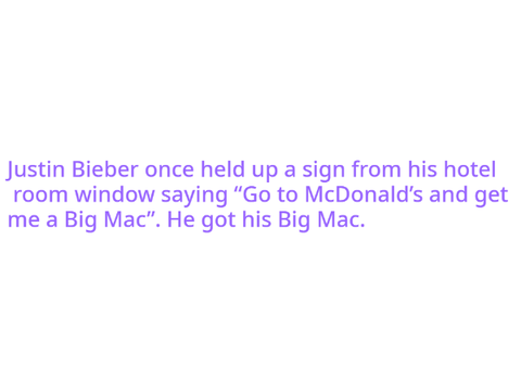 Crazy fact 3