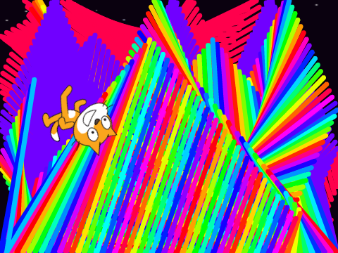 Crazy Rainbow Cat! remix