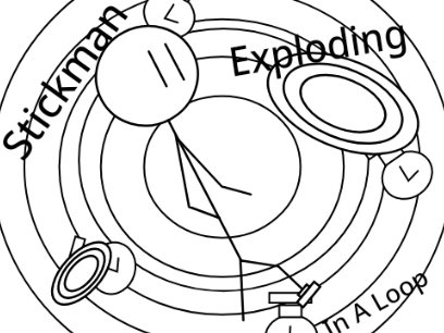 Stickman Exploding In A Loop (Entry) #animation #animations