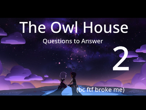 TOH Questions To Answer 2 bc FTF broke me remix