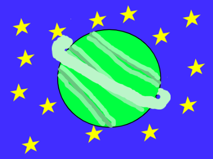 just click the planet