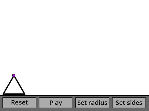 Rotating shapes