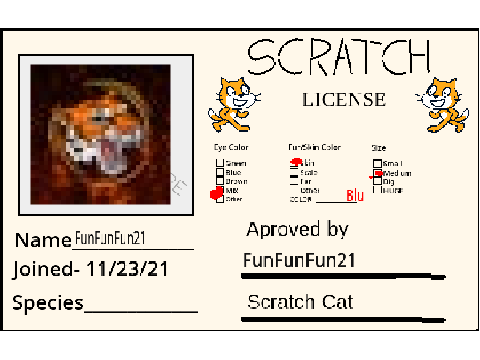 Make Your Own Scratch License remix