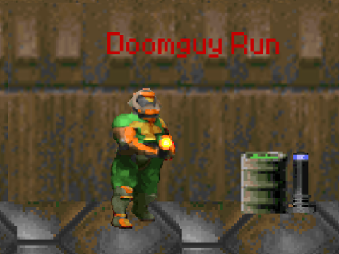 Doomguy Run (mobile friendly) | #Games