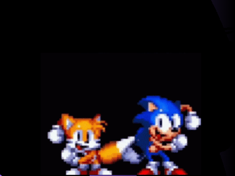 dancing sonic and tails.