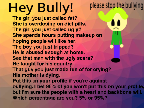HEY BULLY! STOP!   #Stop Bullying remix remix remix remix