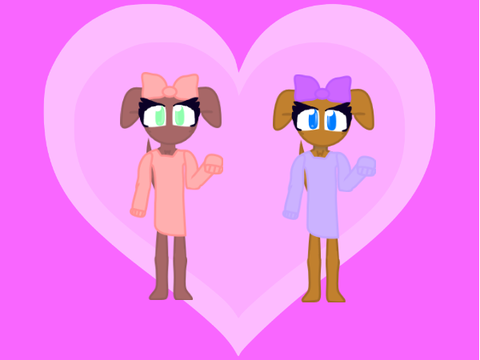 Twin sisters