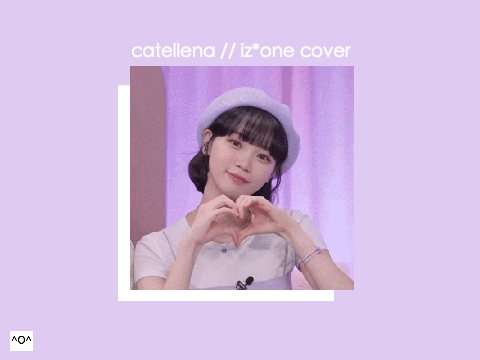 catallena // orange caramel // Iz*one's cover
