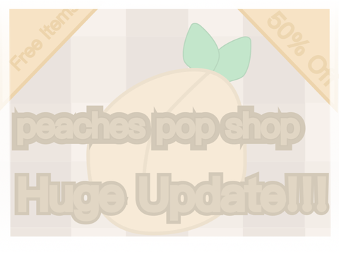 Peaches PoP Shop