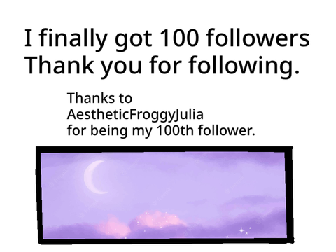 100 Followers!!