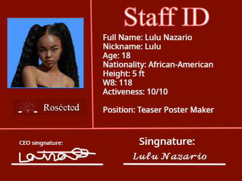 Lulu Nazario - Staff ID 
