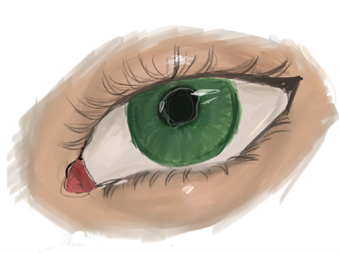 weird eye drawing thing