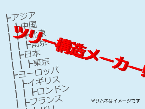 ツリー構造メーカー(ネストフォルダ可)