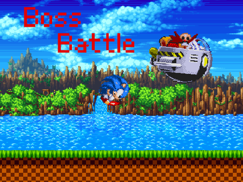 Sonic Eggman Boss Battle