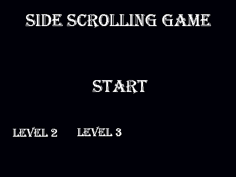 Side Scrolling Game (incomplete)