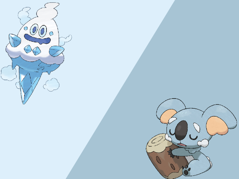 Pokemon Tournament: Round 2: Match 2: Vanillish versus Komala!